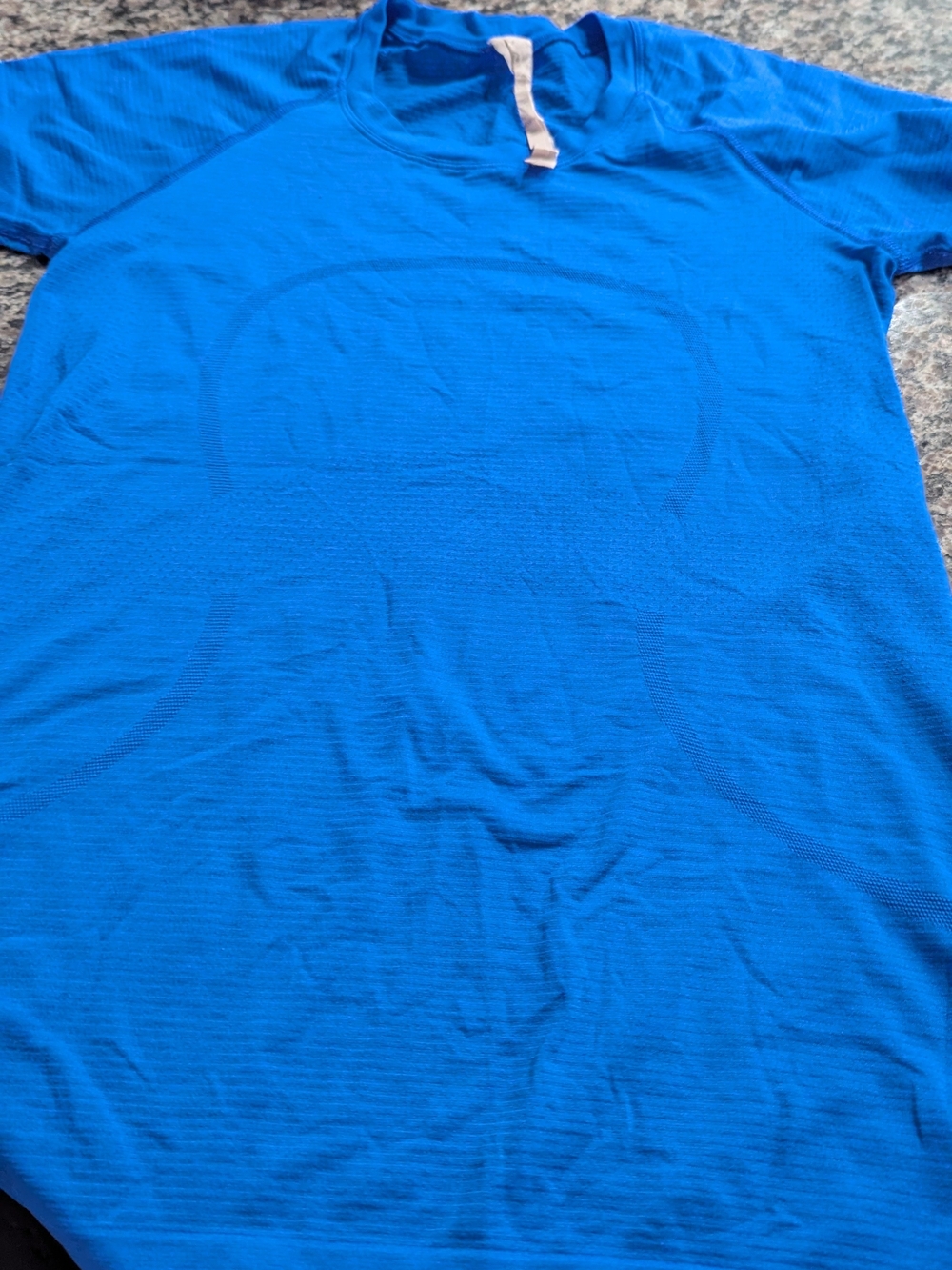 Bright Blue Short Sleeve Performance Tee